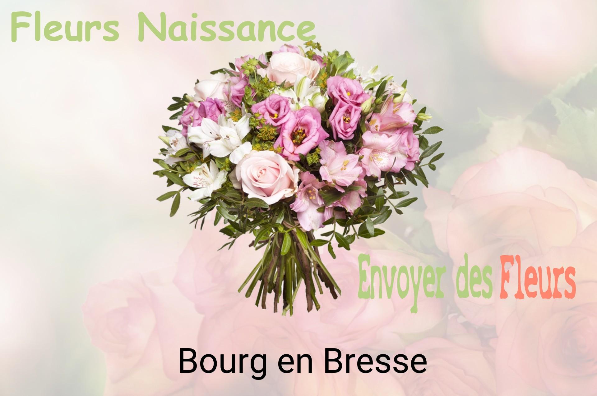 Bouquet de fleurs de naissance livré à Bourg-en-Bresse